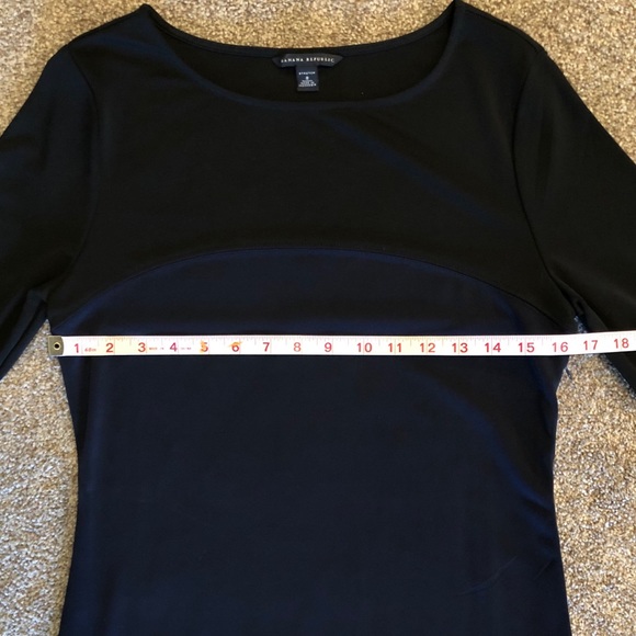 Banana Republic navy/black long sleeve dress - Picture 8 of 14